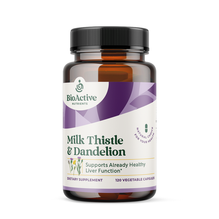 Milk Thistle and Dandelion 120 caps by BioActive Nutrients