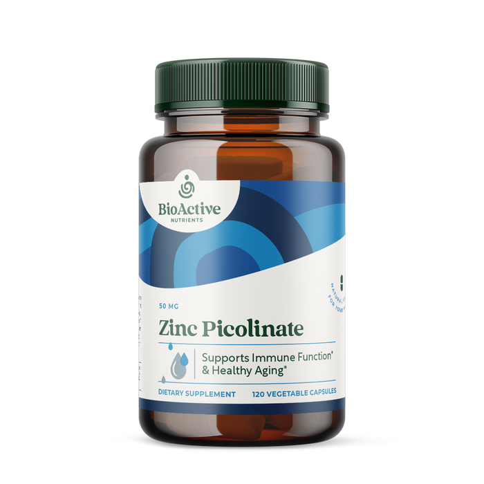 Zinc Picolinate 50 MG 120 caps by BioActive Nutrients