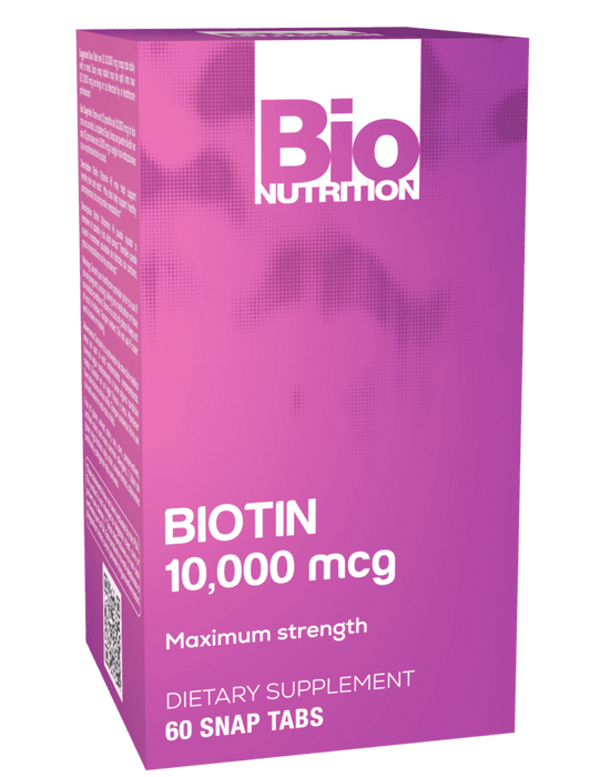 Biotin 60 Tablets by Bio Nutrition