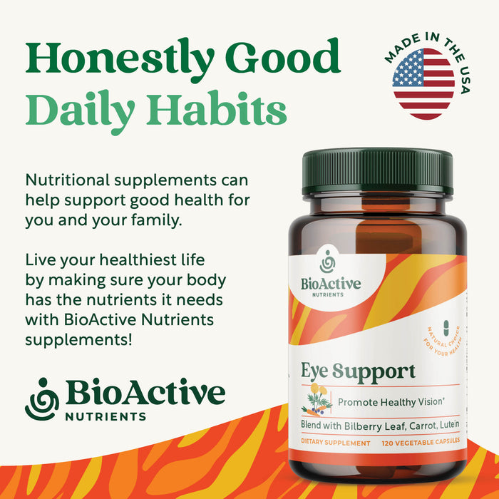 Eye Support with Lutein 120 caps by BioActive Nutrients