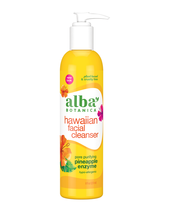 Hawaiian Enzyme Face Cleanser Pineapple 8oz by Alba Botanica