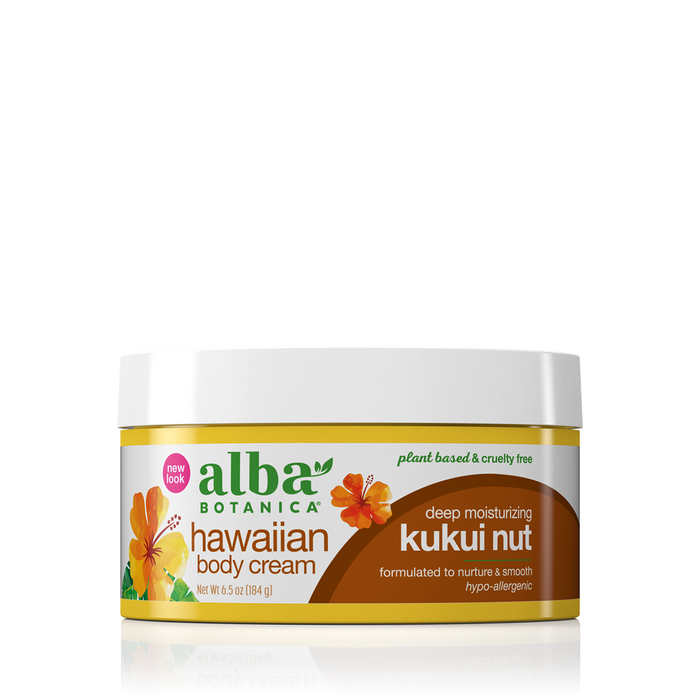 Hawaiian Body Cream Kukui Nut 6.5oz by Alba Botanica