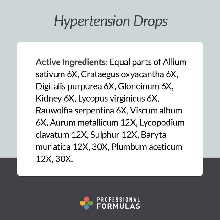 Hypertension Drops 2 oz by Professional Complementary Health Formulas