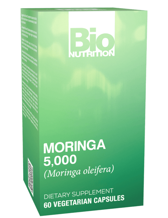 Moringa 5000mg 60 Vegetarian Capsules by Bio Nutrition