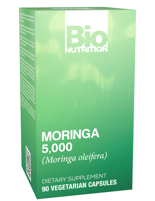 Moringa 5000mg Super Food 90 Vegetarian Capsules by Bio Nutrition