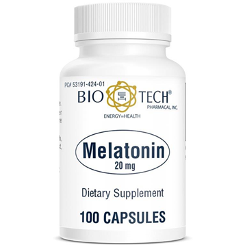 Melatonin 20 mg 100 capsules by BioTech Pharmacal