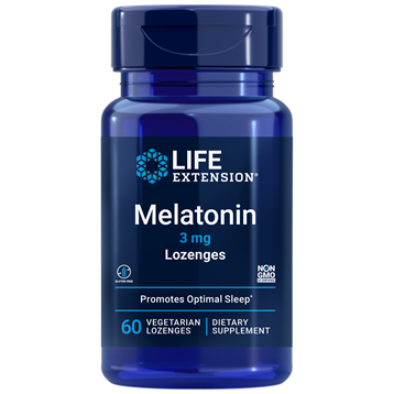 Melatonin 3 mg 60 lozenges by Life Extension