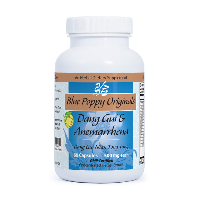 Dang Gui & Anemarrhena 60 capsules by Blue Poppy Originals