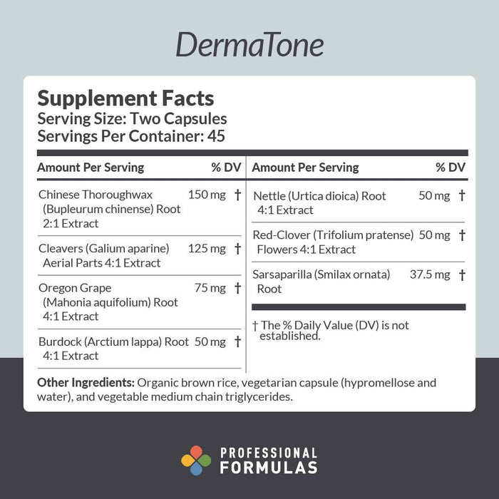 Dermatone 90 caps by Professional Complementary Health Formulas