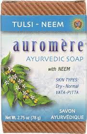 Ayurvedic Bar Soap Tulsi-Neem 2.75 oz by Auromere