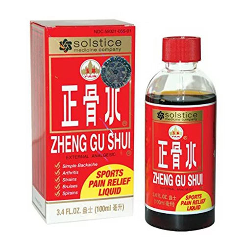 Zheng Gu Shui Topical Pain Relief Herbal Liquid 3.4 oz by Solstice Medicine