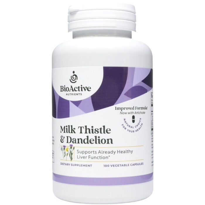 Milk Thistle and Dandelion 100 caps by BioActive Nutrients