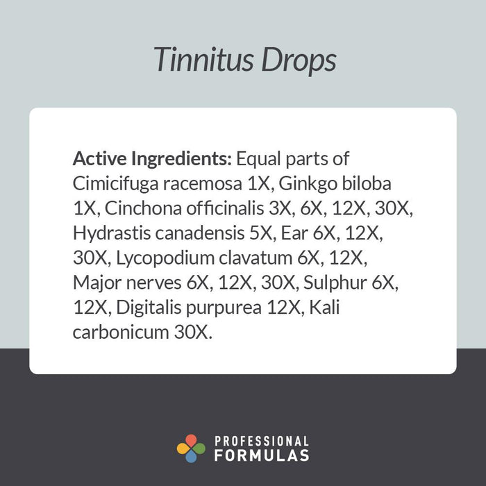 Tinnitus Drops 2 oz by Professional Complementary Health Formulas