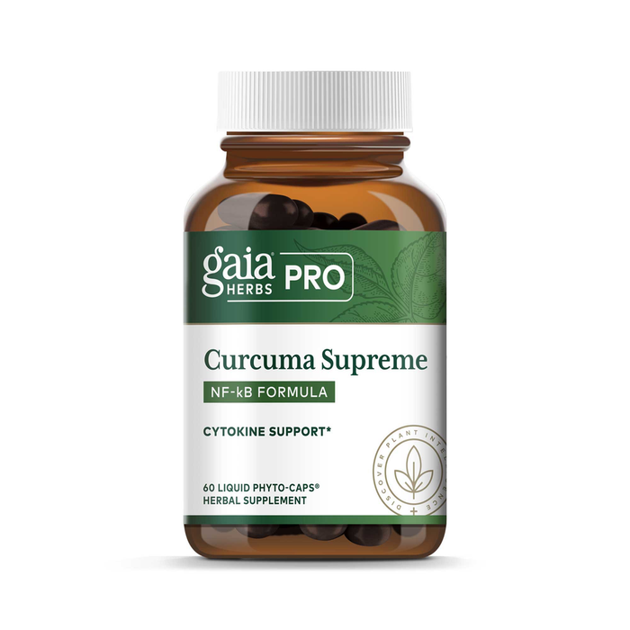 Curcuma Supreme NK-kB Formula 60 vegetarian capsules by Gaia Herbs Professional