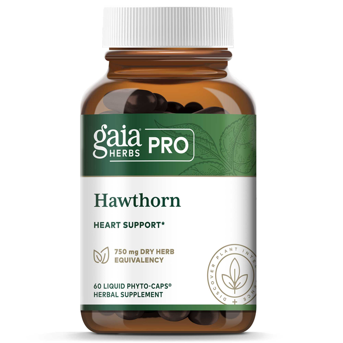 Hawthorn Capsules 60 vegetarian capsules by Gaia Herbs Professional
