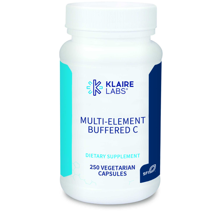 Multi-Element Buffered C 250 vegetarian capsules by SFI Labs (Klaire Labs)