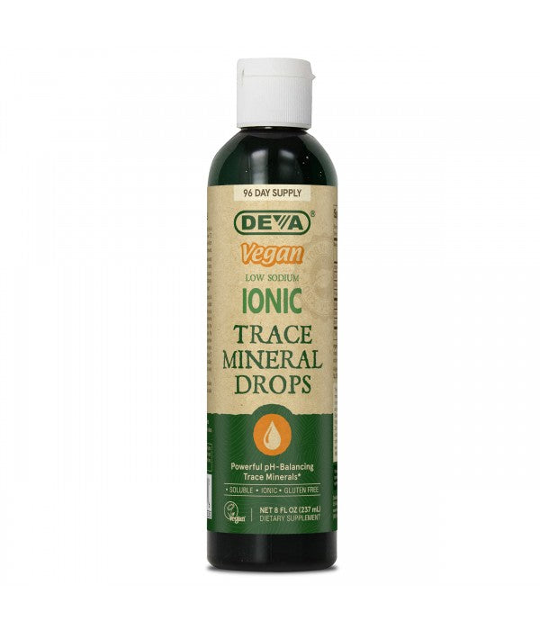 Vegan Ionic Trace Minerals Drops 8 oz Liquid by Deva Nutrition
