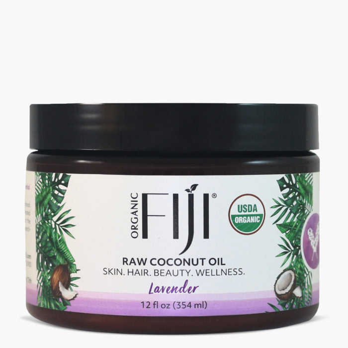 Lavender Coconut Oil 12 oz by Organic Fiji