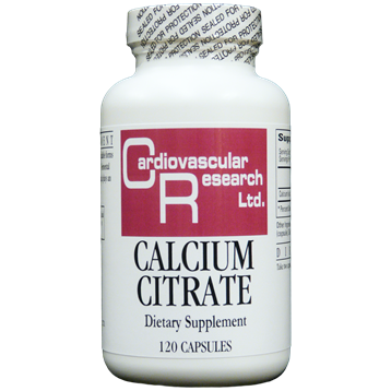 Calcium Citrate 165 mg 120 tablets by Ecological Formulas