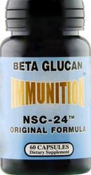 NSC-24 Beta Glucan 3mg 60 caps by Nutritional Scientific Corporation