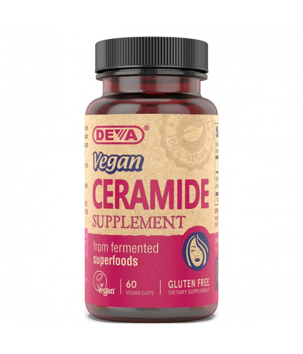 Vegan Ceramide Skin Support 60 Tablet by Deva Nutrition