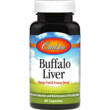 Buffalo Liver 60 capsules by Carlson Labs
