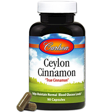 Ceylon Cinnamon 500mg 90 Capsules by Carlson Labs