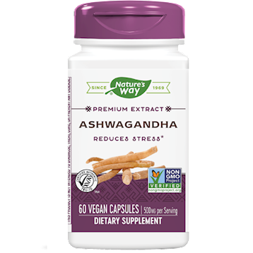 Ashwagandha 60 Vegetarian Capsules by Nature's Way