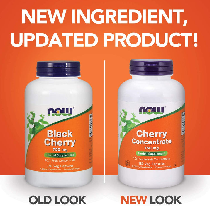 Cherry Concentrate 750 mg 90 vegetarian capsules by NOW Foods