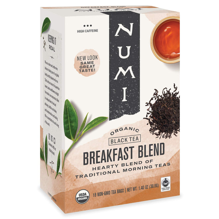 Breakfast Blend Black Tea 18 Bags by Numi Teas