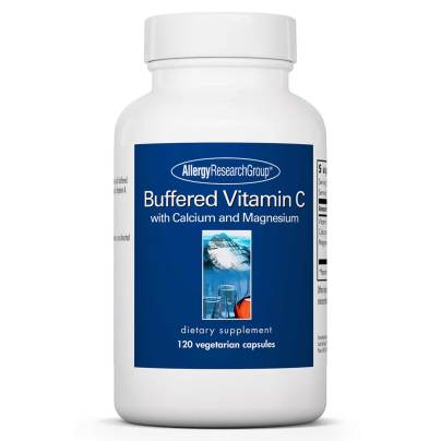 Buffered Vitamin C 120 vegetarian capsules by Allergy Research Group