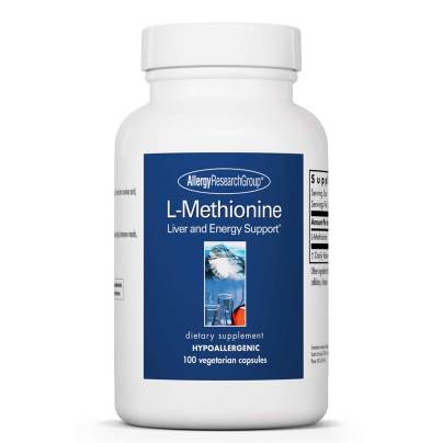 L-Methionine 500 mg 100 vegetarian capsules by Allergy Research Group