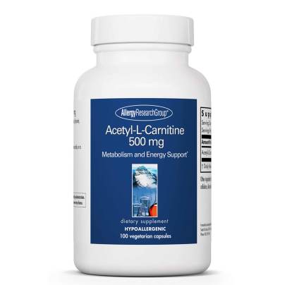 Acetyl-L-Carnitine 500 mg 100 capsules by Allergy Research Group