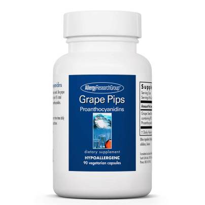 Grape Pips 90 vegetarian capsules by Allergy Research Group