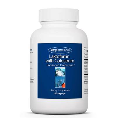 Laktoferrin with Colostrum 100 mg 90 vegetarian capsules by Allergy Research Group