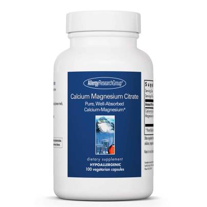 Calcium/Magnesium Citrate 100 vegetarian capsules by Allergy Research Group