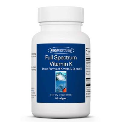 Full Spectrum Vitamin K 90 softgels by Allergy Research Group