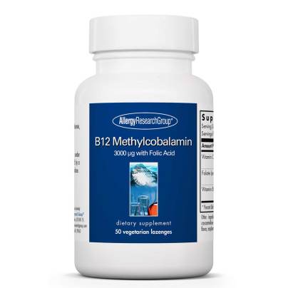 B12 Methylcobalamin 50 lozenges by Allergy Research Group