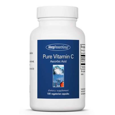 Pure Vitamin C 1000 mg 100 vegetarian capsules by Allergy Research Group