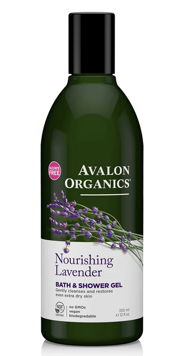 Bath & Shower Gel Lavender 12 Oz by Avalon Organics