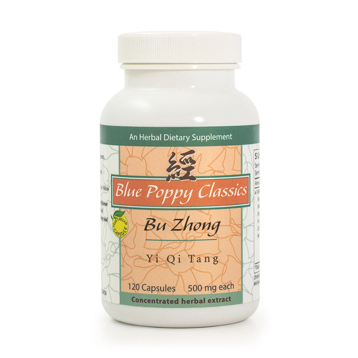 Bu Zhong Yi Qi Tang 120 capsules by Blue Poppy Classics