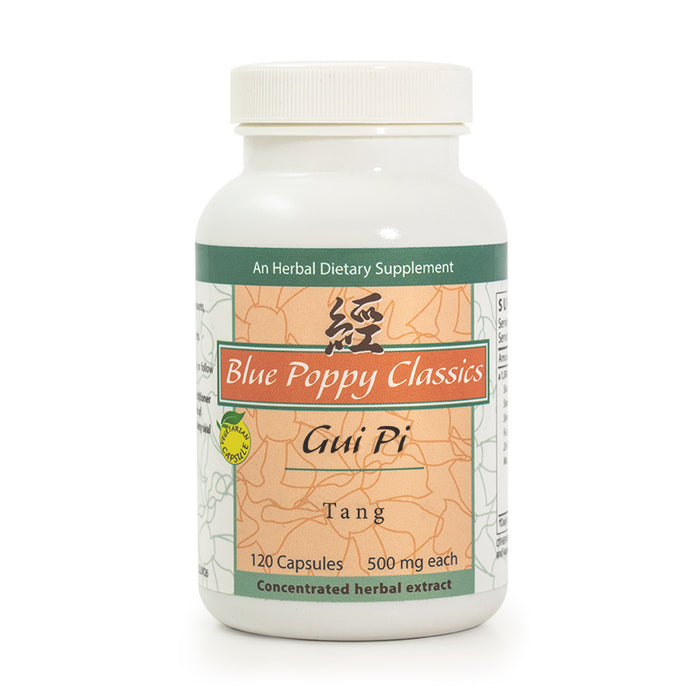 Gui Pi Tang 120 capsules by Blue Poppy Classics