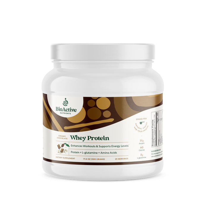 Grass-Fed Whey Protein Chocolate 500g by BioActive Nutrients