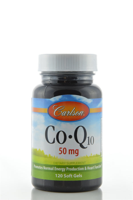 CoQ10 50 mg 120 softgels by Carlson Labs