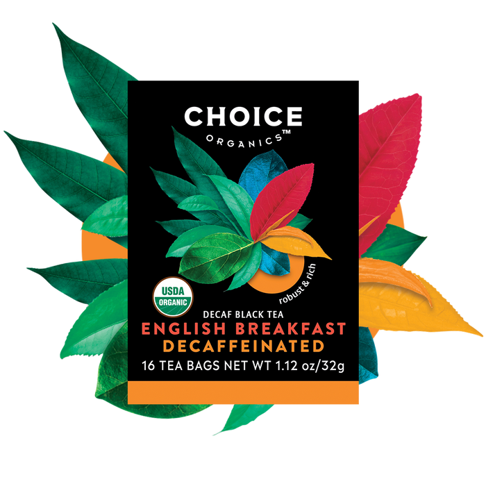 Decaffeinated English Breakfast 16 Bags by Choice Organic Teas