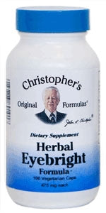 Nourish Herbal Eyebright 100 Vegetarian Capsules by Christopher's Original Formulas