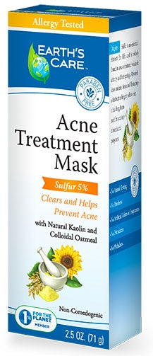 Acne Treatment Mask (5% Sulfur) 2.5 oz by Earth's Care