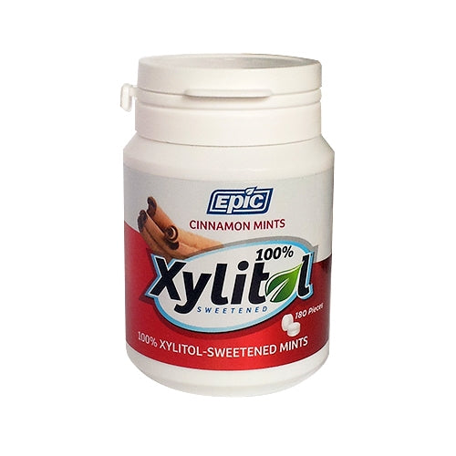 Xylitol Mints Cinnamon 180 Pieces by Epic