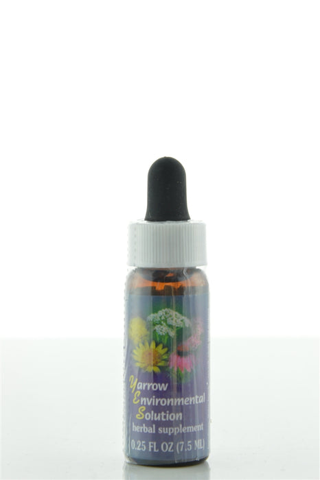 Yarrow Environmental Solution Dropper 0.25 oz by Flower Essence Services