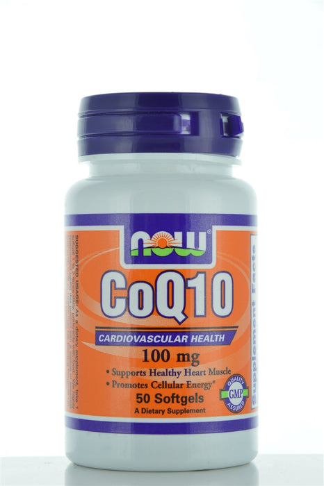 CoQ10 100 mg 50 softgels by NOW Foods